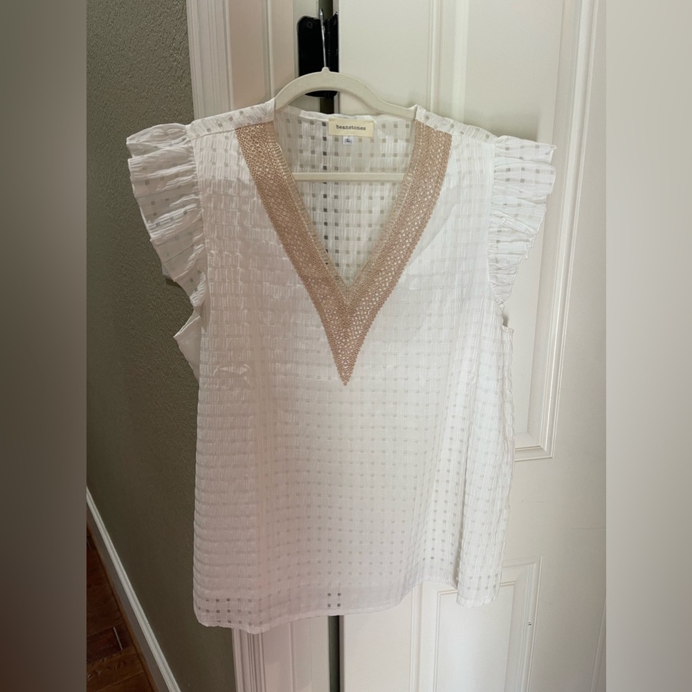 Avara Boutique top size Large new without tags! Beanstones Brand